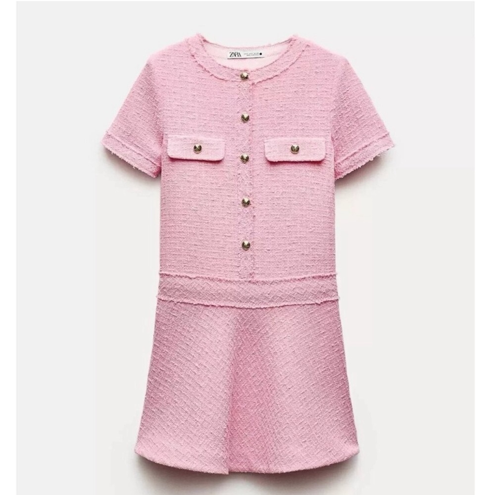 Zara Pink Mini Dress - Picture 5 of 5